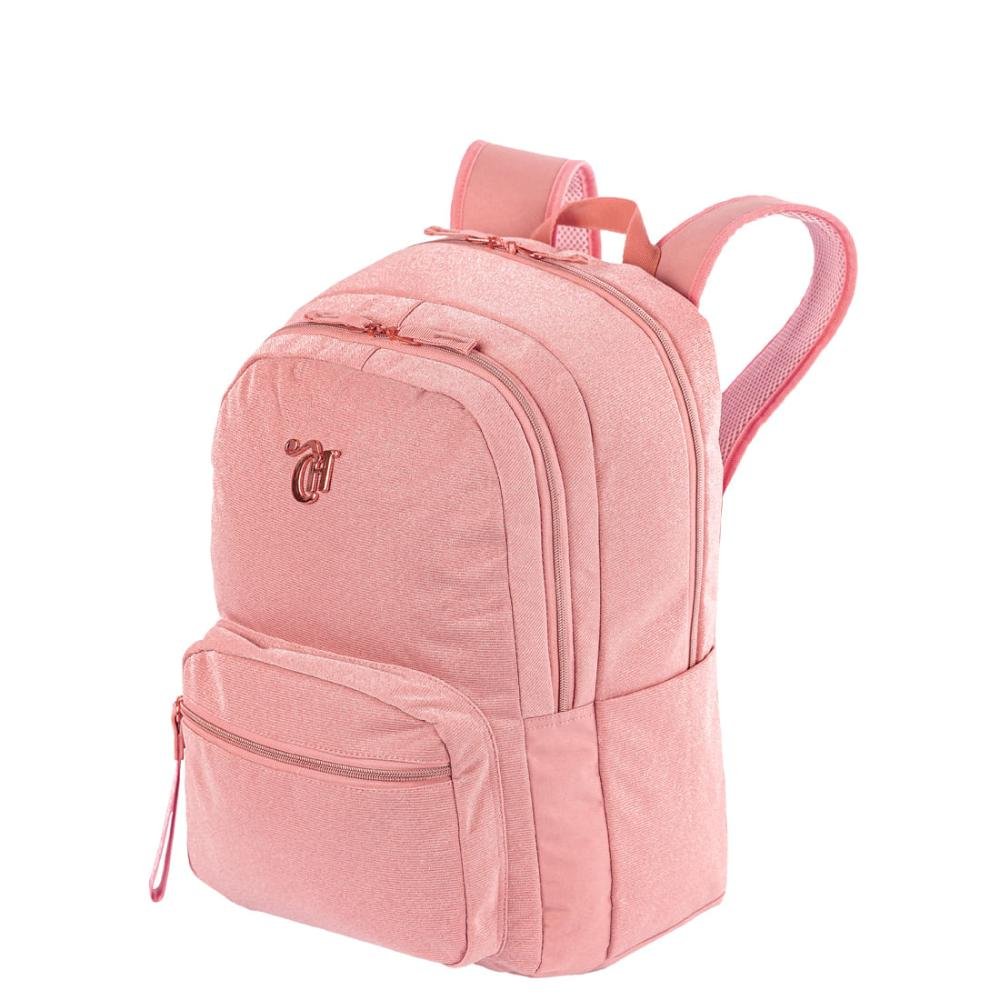 Mochila 2 Compartimentos Capricho Hype - Rose Rosa 3