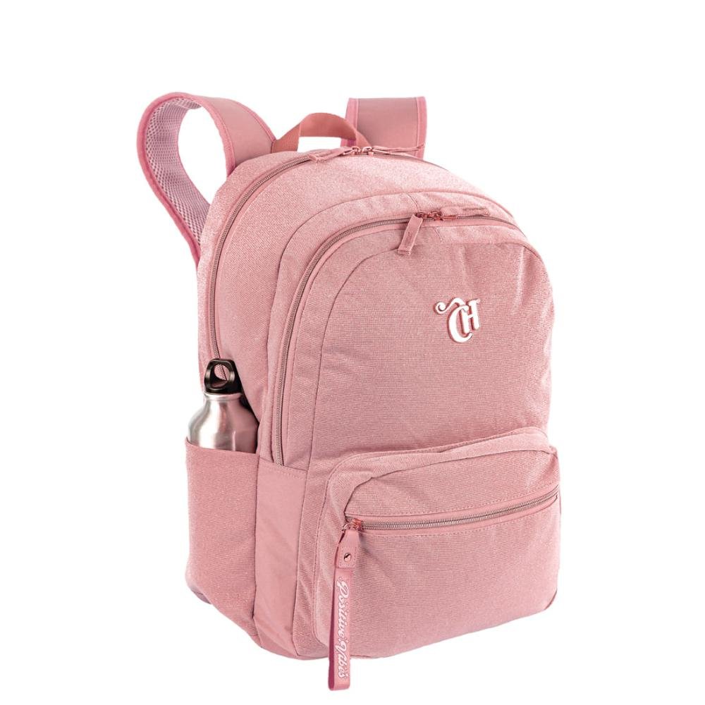 Mochila 2 Compartimentos Capricho Hype - Rose Rosa 7