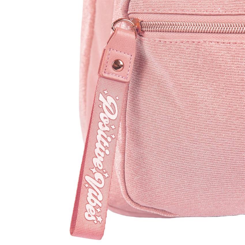 Mochila 2 Compartimentos Capricho Hype - Rose Rosa 8