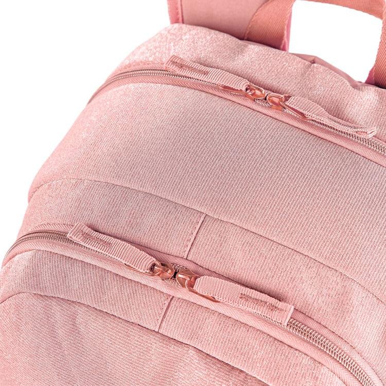 Mochila 2 Compartimentos Capricho Hype - Rose Rosa 10