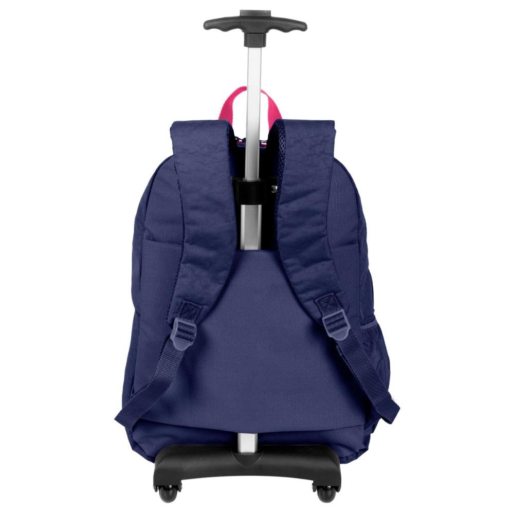 Mochila Carrinho Externo Sestini Rolling Grande Crinkle - Azul Neon Azul 4