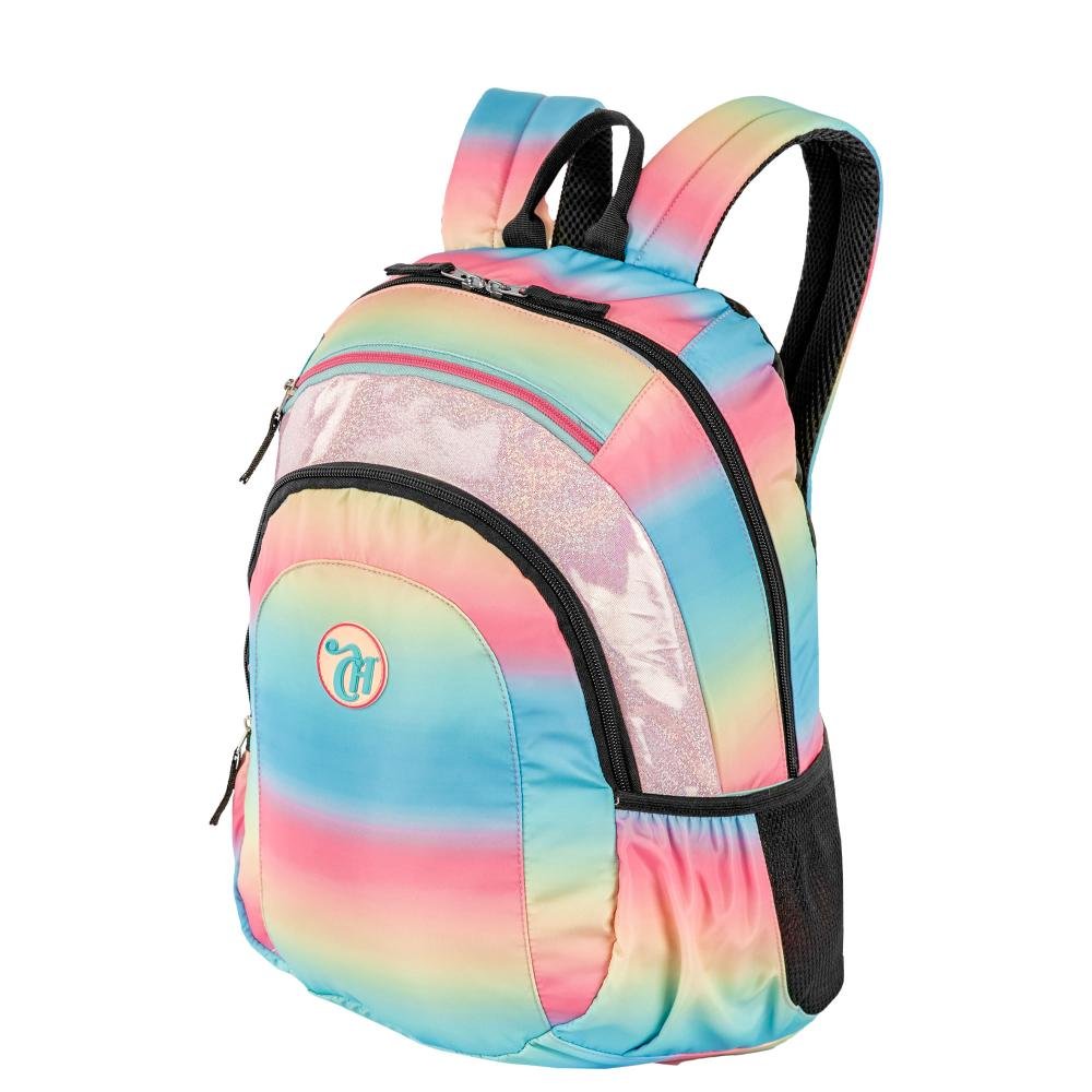 Mochila Grande 2 Compartimentos Capricho Sunday - Degradê Multicores 3