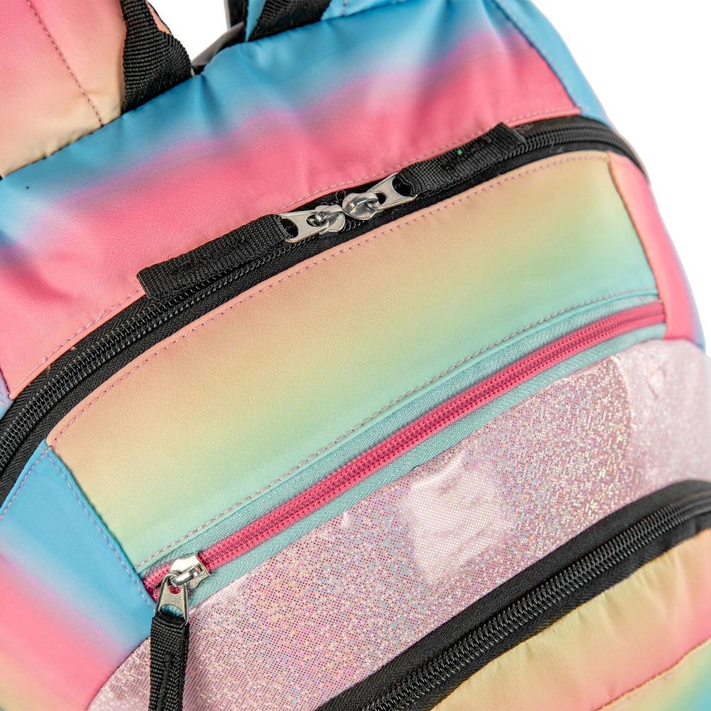 Mochila Grande 2 Compartimentos Capricho Sunday - Degradê Multicores 7