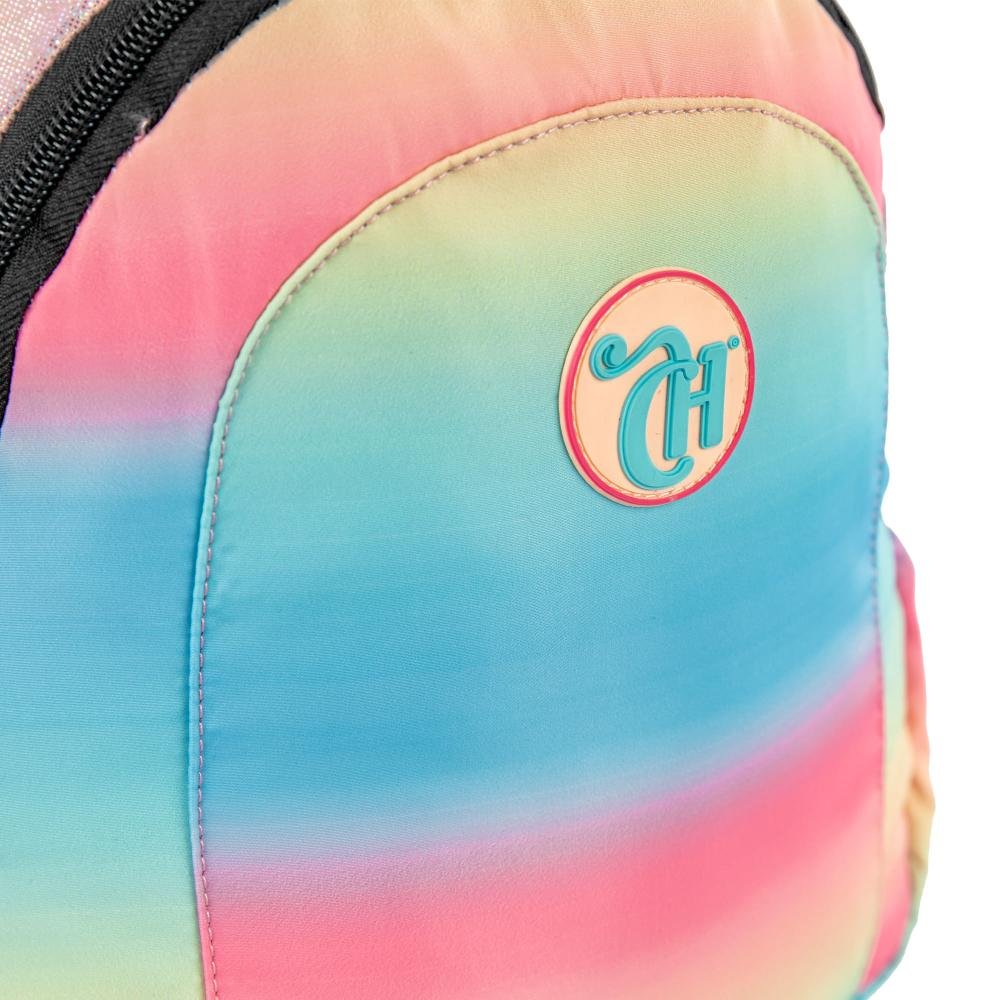 Mochila Grande 2 Compartimentos Capricho Sunday - Degradê Multicores 8