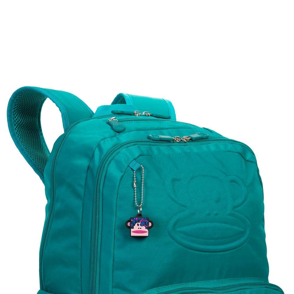 Mochila Grande 2 Compartimentos Paul Frank Classics Verde - Esmeralda Verde 7