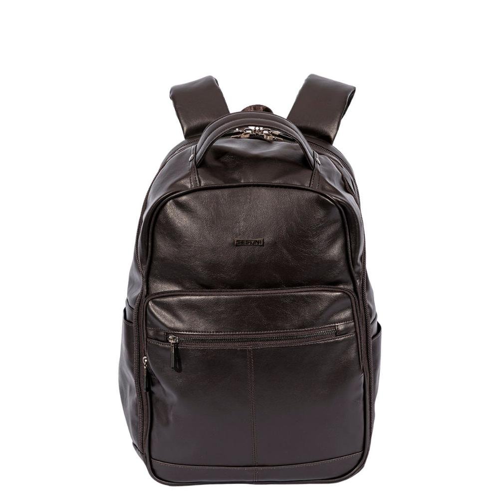 Mochila Grande 2 Compartimentos Notebook 15 Sestini Active IV - Café