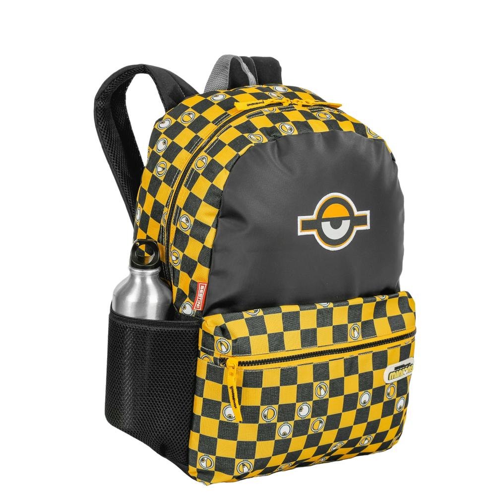 Mochila Grande Minions Chess - Colorido Multicores 9