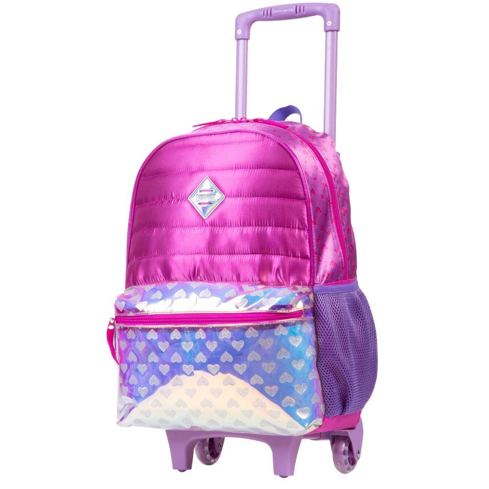 Mochilete Grande Com Alças Sestini Arco Íris 2 - Colorido Multicores 7