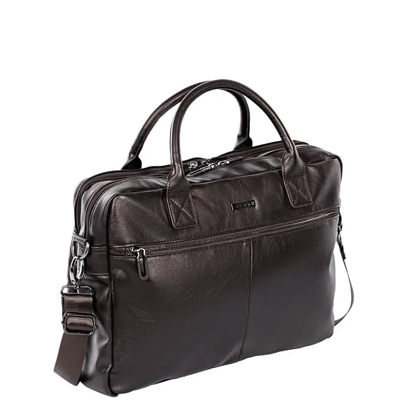 Pasta Executiva 2 Compartimentos Notebook 15 Sestini Active IV Marrom - Café Marrom 2