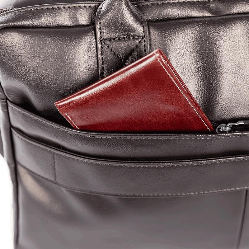 Pasta Executiva 2 Compartimentos Notebook 15 Sestini Active IV Marrom - Café Marrom 7