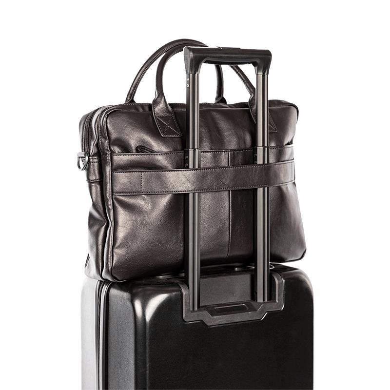 Pasta Executiva 2 Compartimentos Notebook 15 Sestini Active IV Marrom - Café Marrom 10