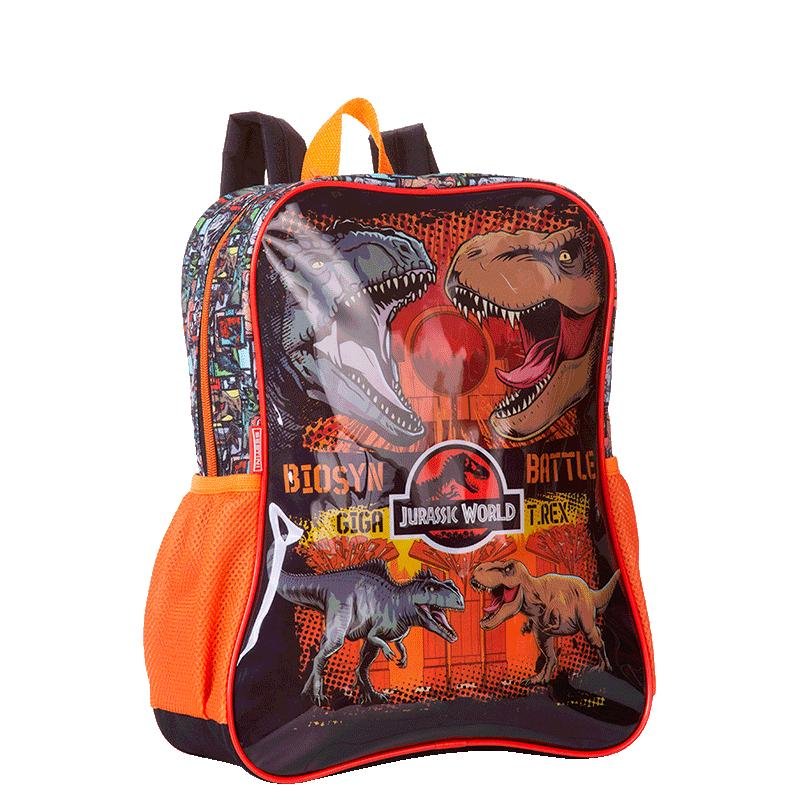 Mochila Grande Jurassic Battle - Colorido Multicores 2