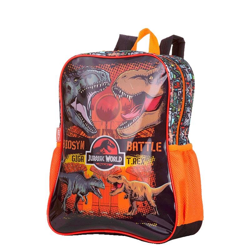 Mochila Grande Jurassic Battle - Colorido Multicores 3