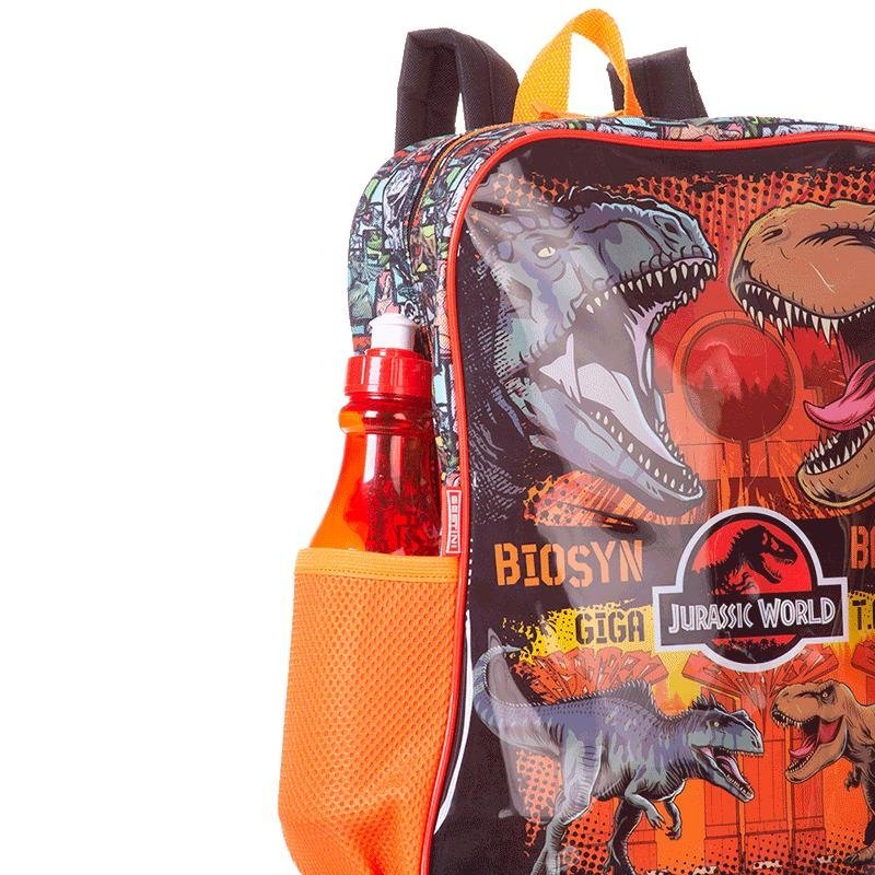 Mochila Grande Jurassic Battle - Colorido Multicores 6
