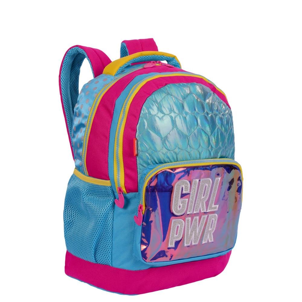 Mochila Grande Sestini Neon - Colorido Multicores 2
