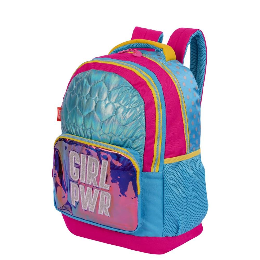 Mochila Grande Sestini Neon - Colorido Multicores 3