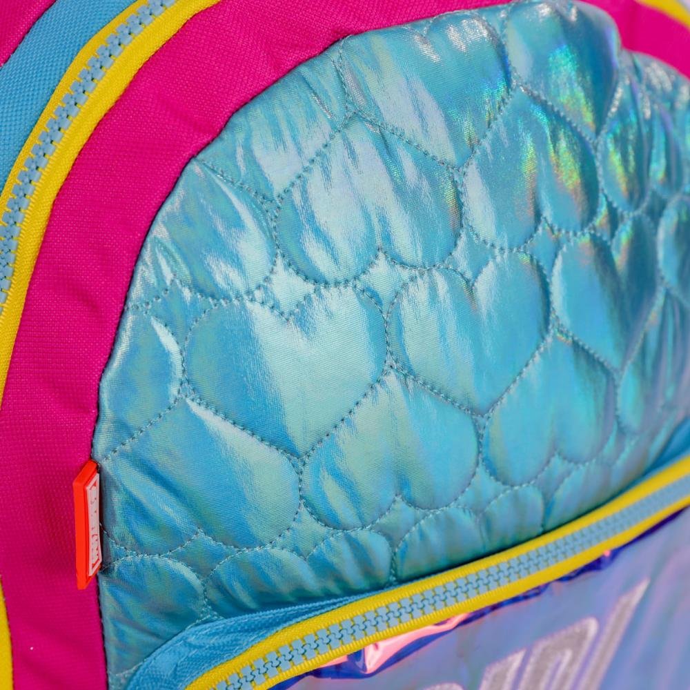 Mochila Grande Sestini Neon - Colorido Multicores 6