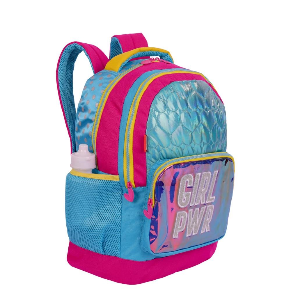 Mochila Grande Sestini Neon - Colorido Multicores 8