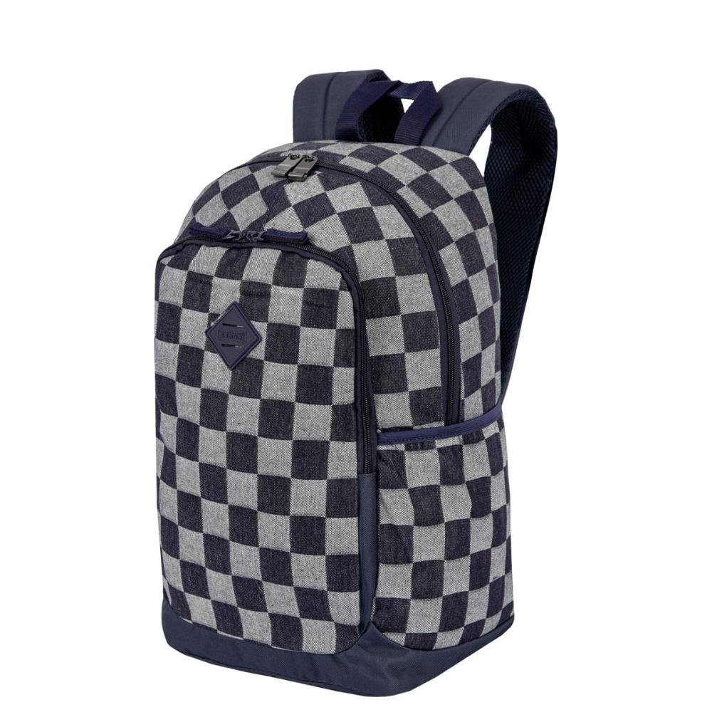 Mochila Sestini Magic - Jeans Xadrez Azul Azul 6