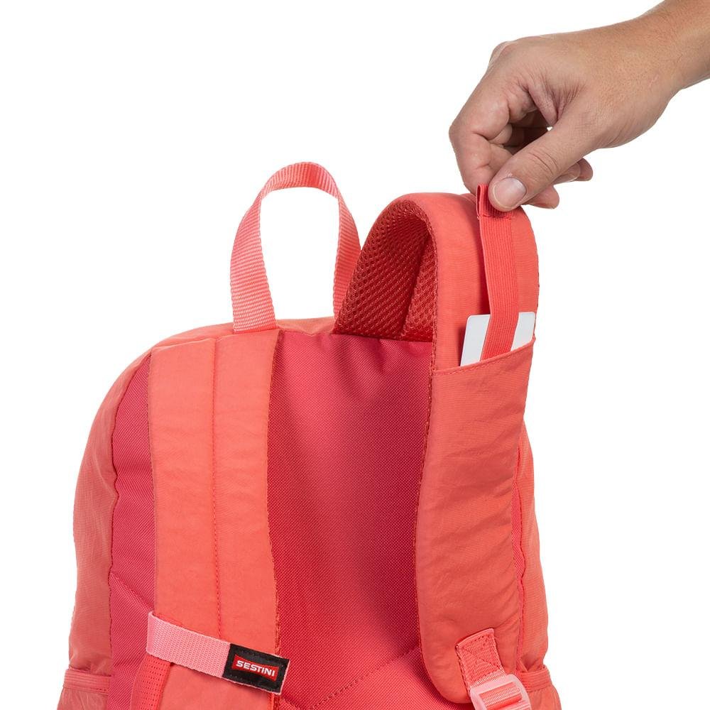 Mochila Sestini Magic Crinkle - Apricot Laranja 9