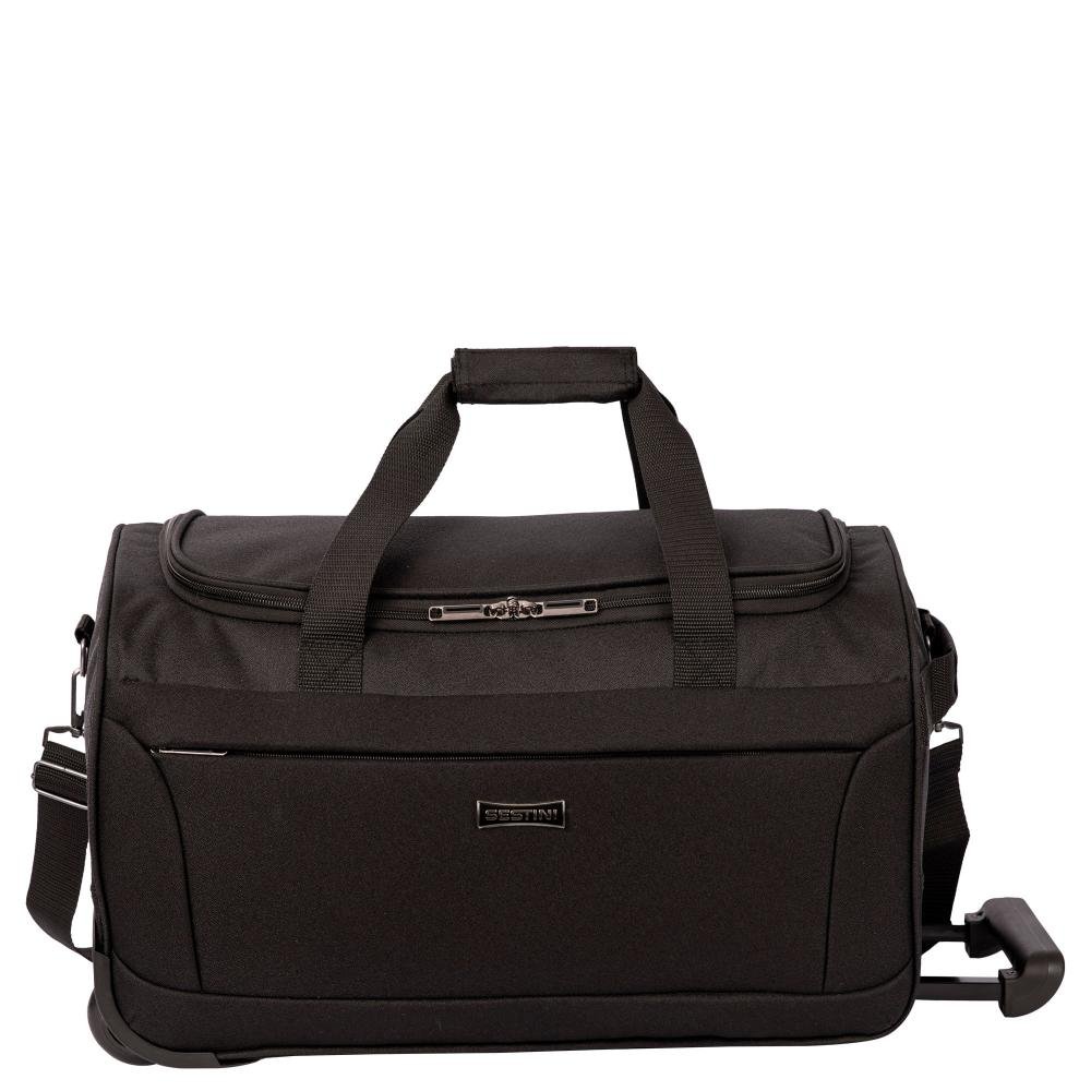 Sacola com Carrinho Média Ultralight 5T Plus - Preto Preto 1