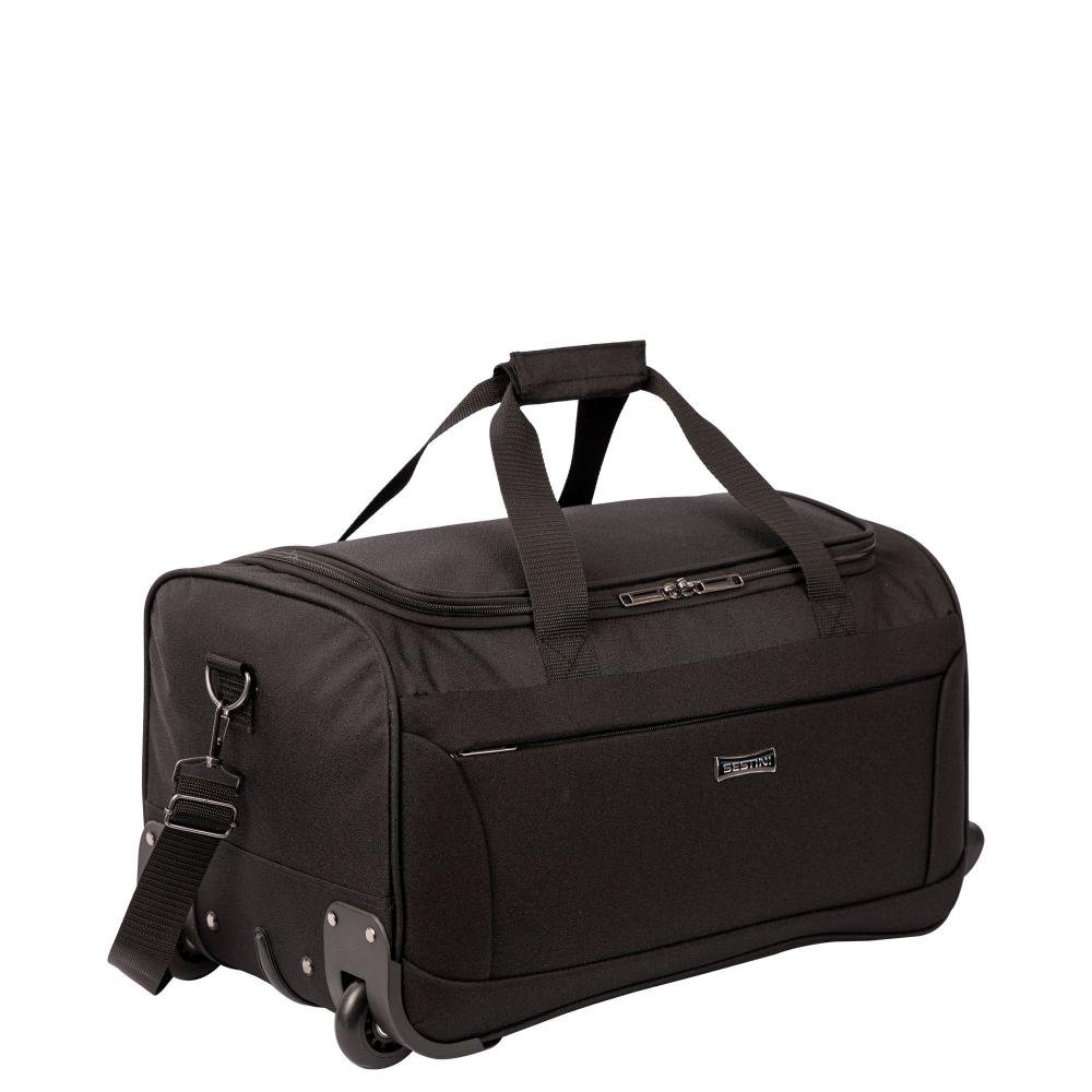 Sacola com Carrinho Média Ultralight 5T Plus - Preto Preto 2