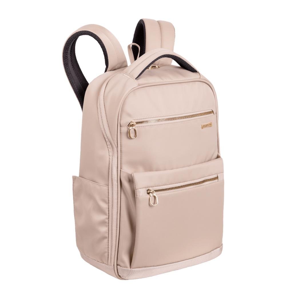 Mochila Grande Slim Notebook 15 Sestini Elegance - Nude Bege 2
