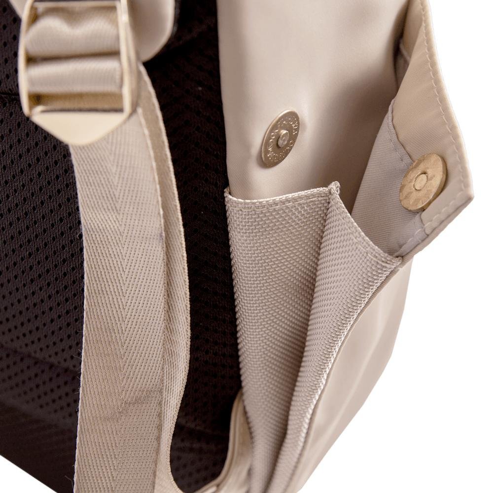 Mochila Grande Slim Notebook 15 Sestini Elegance - Nude Bege 12