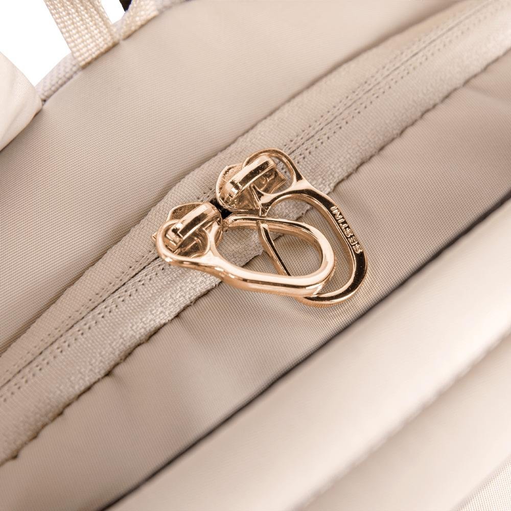 Mochila Grande Slim Notebook 15 Sestini Elegance - Nude Bege 13