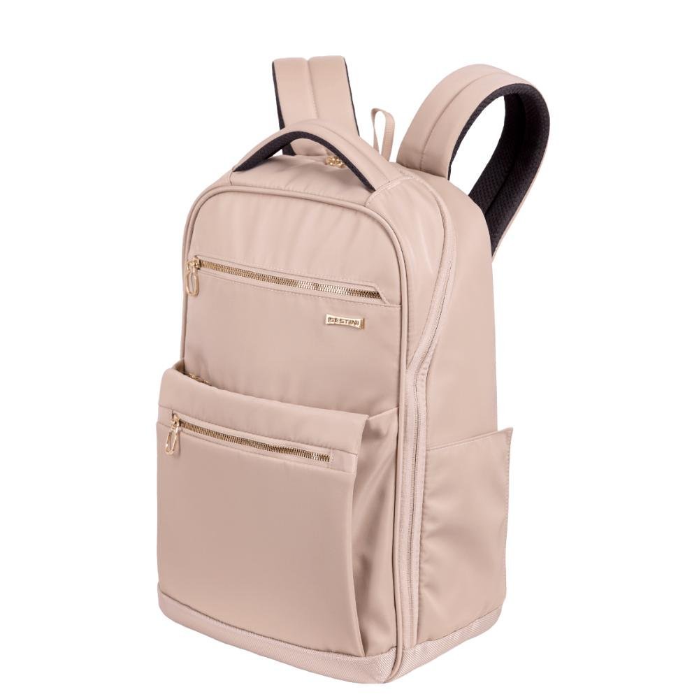 Mochila Grande Slim Notebook 15 Sestini Elegance - Nude Bege 3
