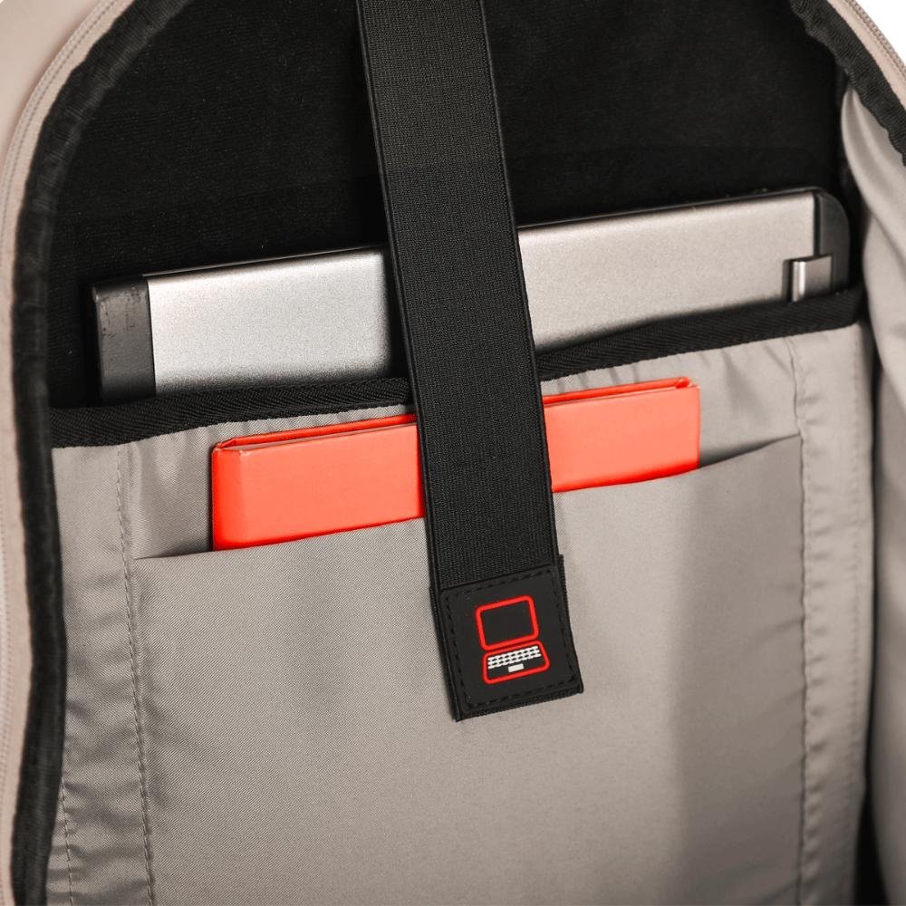 Mochila Grande Slim Notebook 15 Sestini Elegance - Nude Bege 10