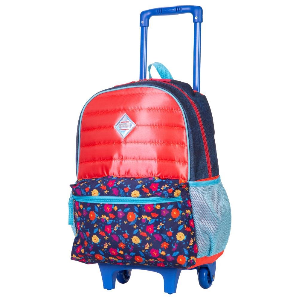 Mochilete Grande Sestini Coral - Colorido Multicores 2