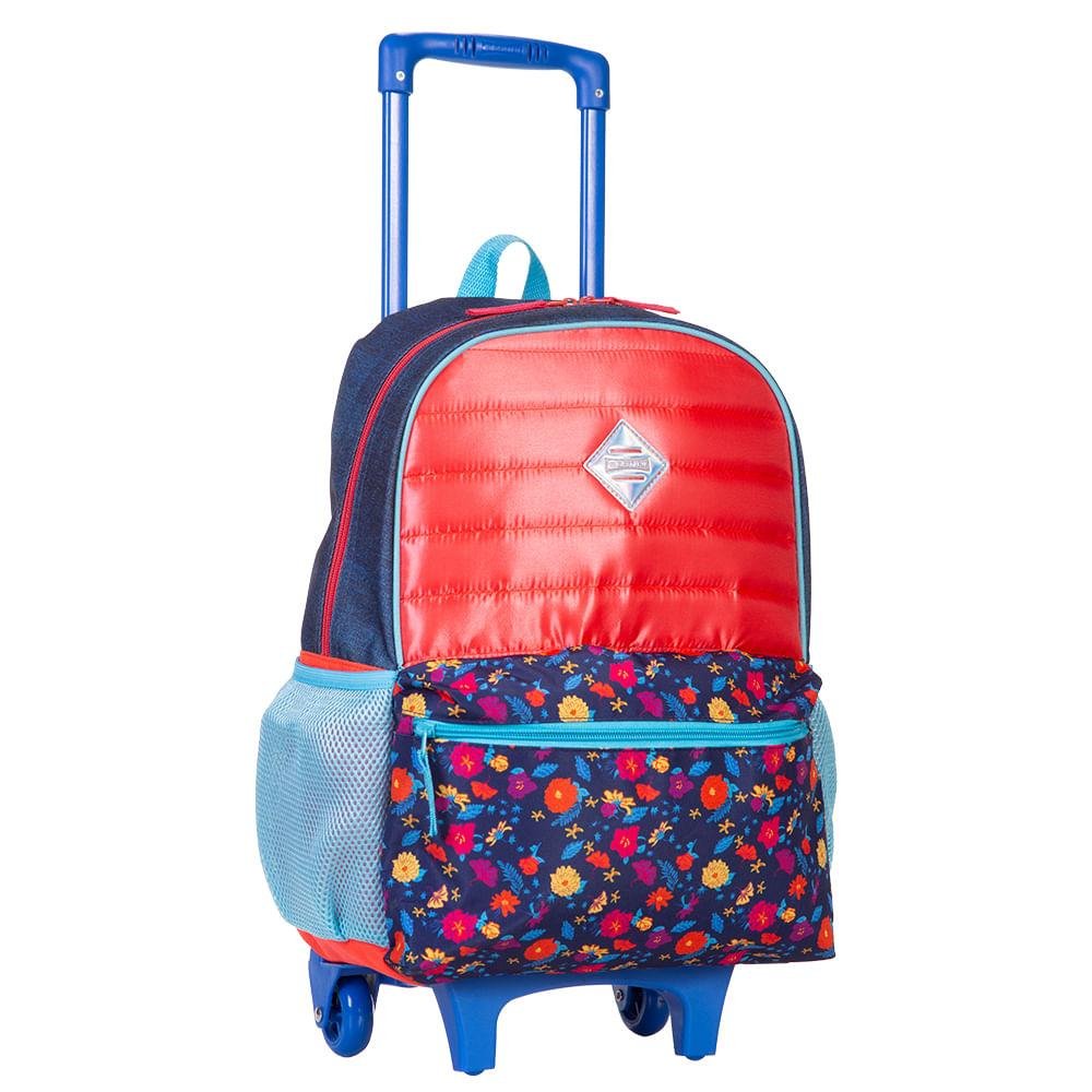 Mochilete Grande Sestini Coral - Colorido Multicores 3