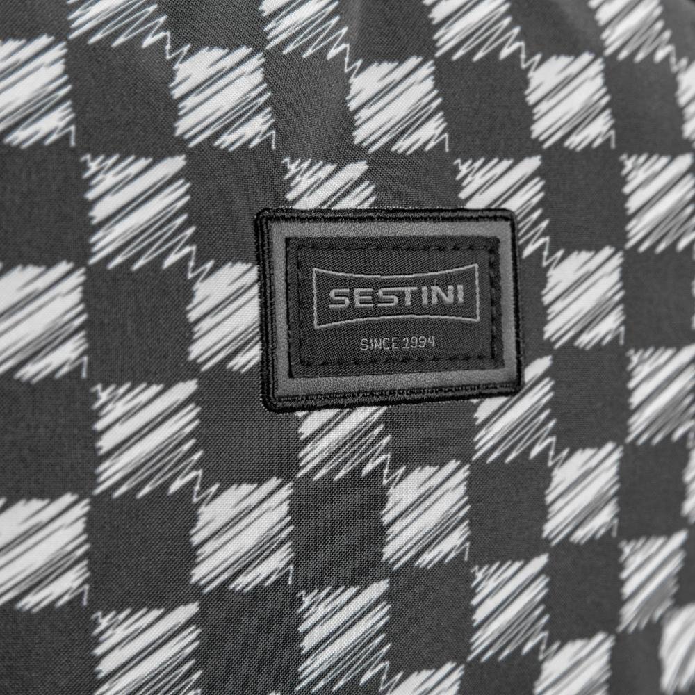 Mochila Grande Sestini Skate - Colorido Preto 6