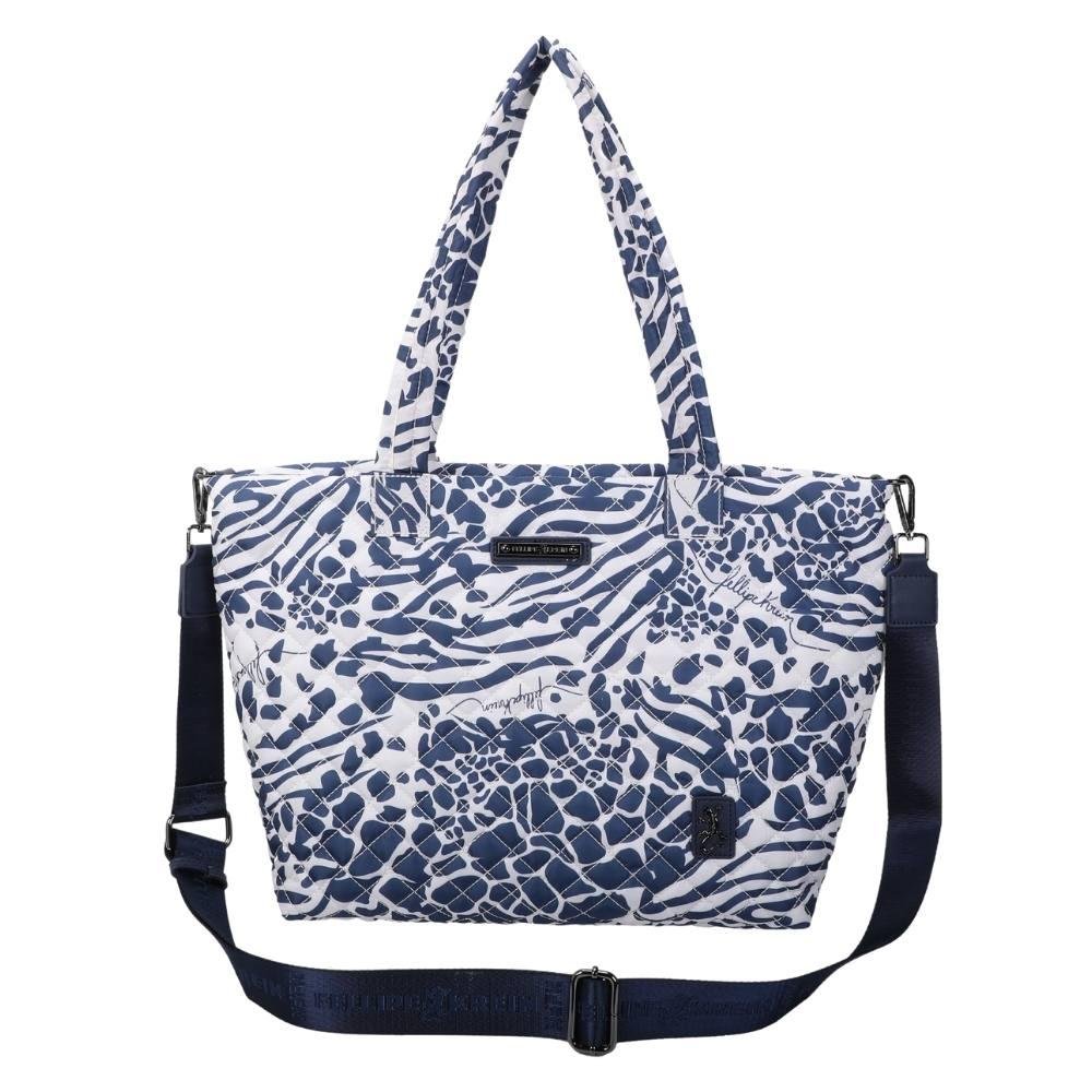 Bolsa Tote Bag Grande Fellipe Krein Ss23 Matelassê Casual Fk635 - Azul Azul 2
