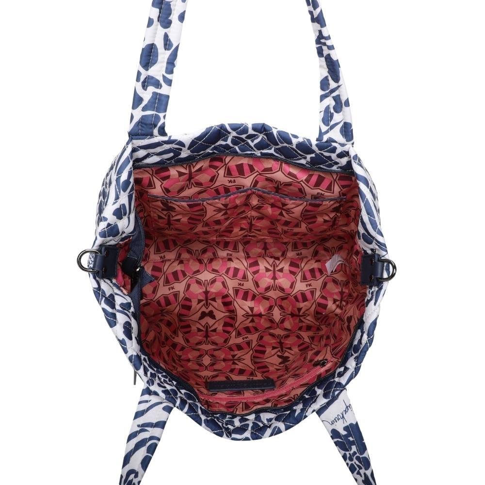 Bolsa Tote Bag Grande Fellipe Krein Ss23 Matelassê Casual Fk635 - Azul Azul 9