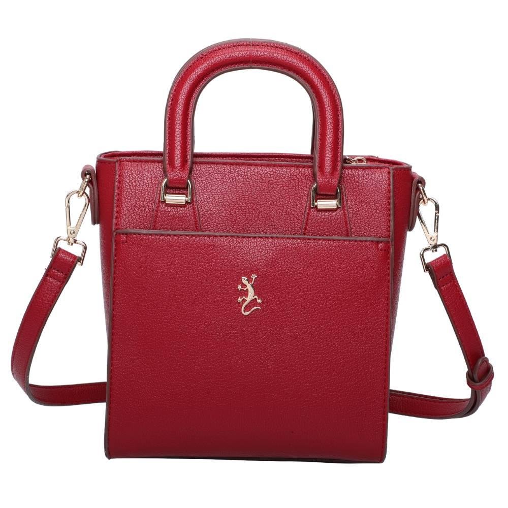 Cross Bag Pequena Fellipe Krein Aw23 Transversal FK561 - Vinho Vermelho 3