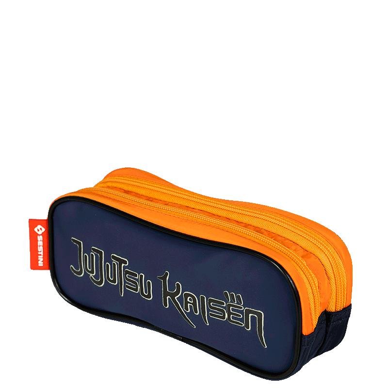 Estojo 2 Compartimentos Jujutsu Plus Tokyo - Colorido Azul 3