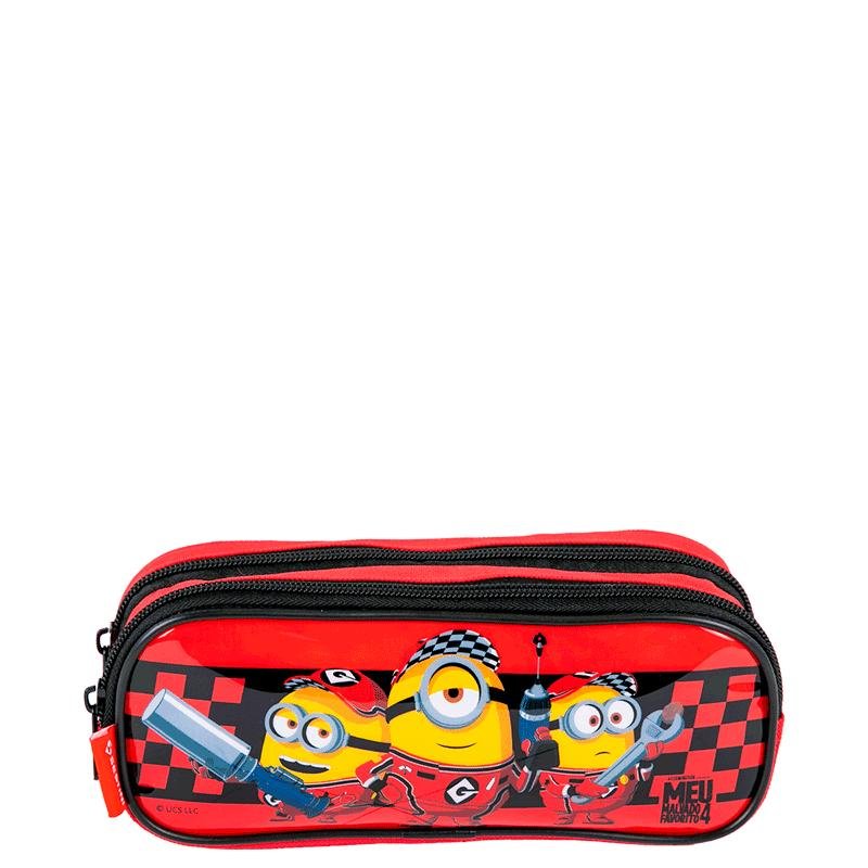 Estojo 2 Compartimentos Meu Malvado Favorito - Colorido