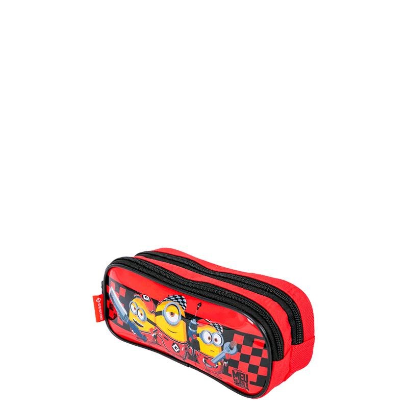 Estojo 2 Compartimentos Meu Malvado Favorito - Colorido Vermelho 3