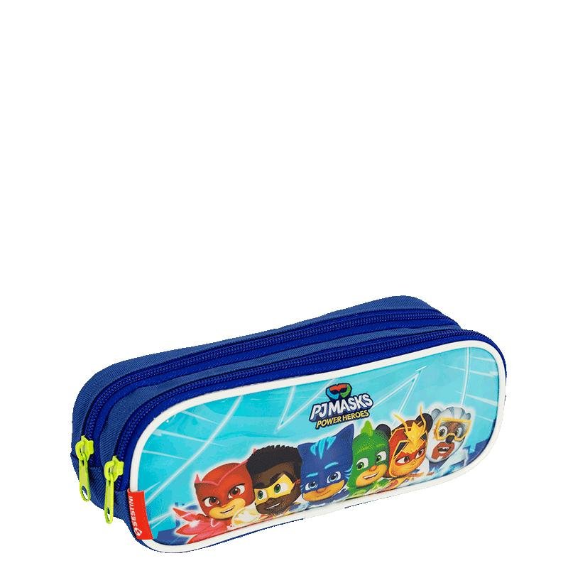 Estojo 2 Compartimentos PJ Masks Power Heroes - Colorido Azul 2