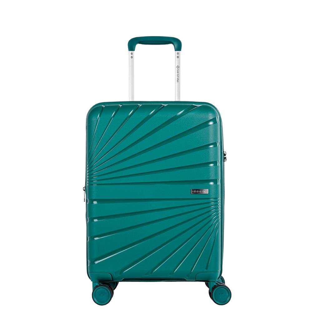 Mala de Viagem Bordo com Rodas 360° PP Supreme - Verde