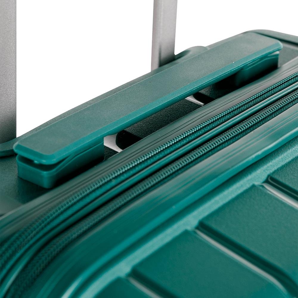 Mala de Viagem Bordo com Rodas 360° PP Supreme - Verde Verde 7