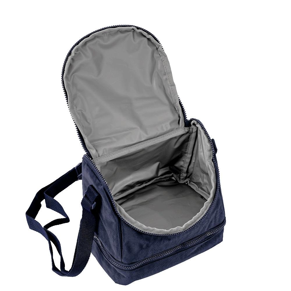 Lancheira 2 Compartimentos Sestini Lunch Crinkle 2 - Azul Azul 6