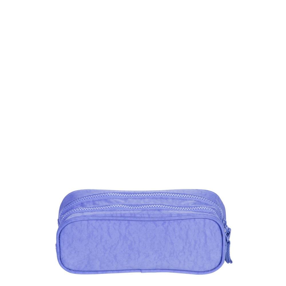 Estojo 2 Compartimentos CRINKLE Roxo - Lilás Roxo 4
