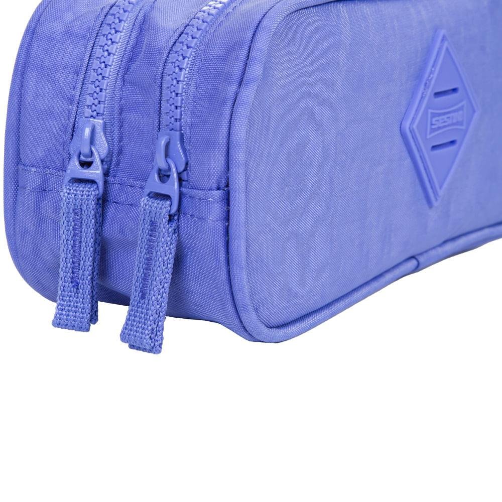 Estojo 2 Compartimentos CRINKLE Roxo - Lilás Roxo 6