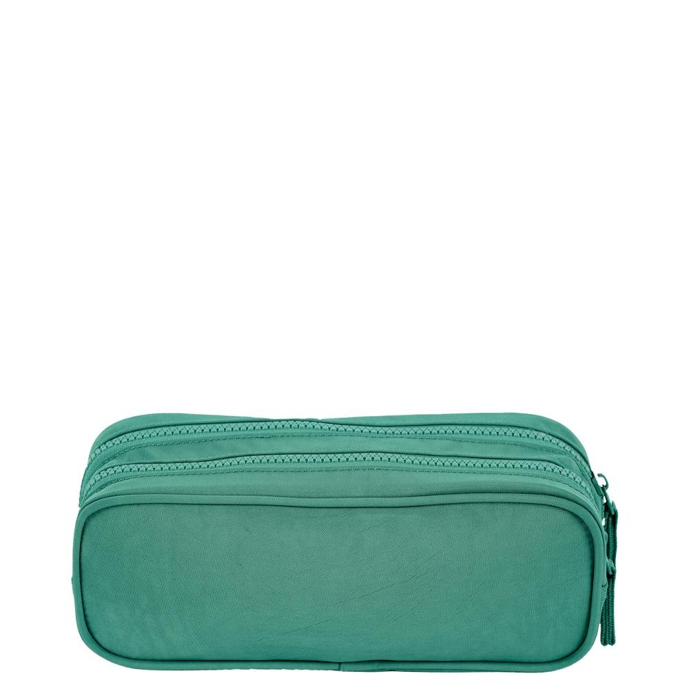 Estojo 2 Compartimentos Crinkle Verde - Jade Verde 4