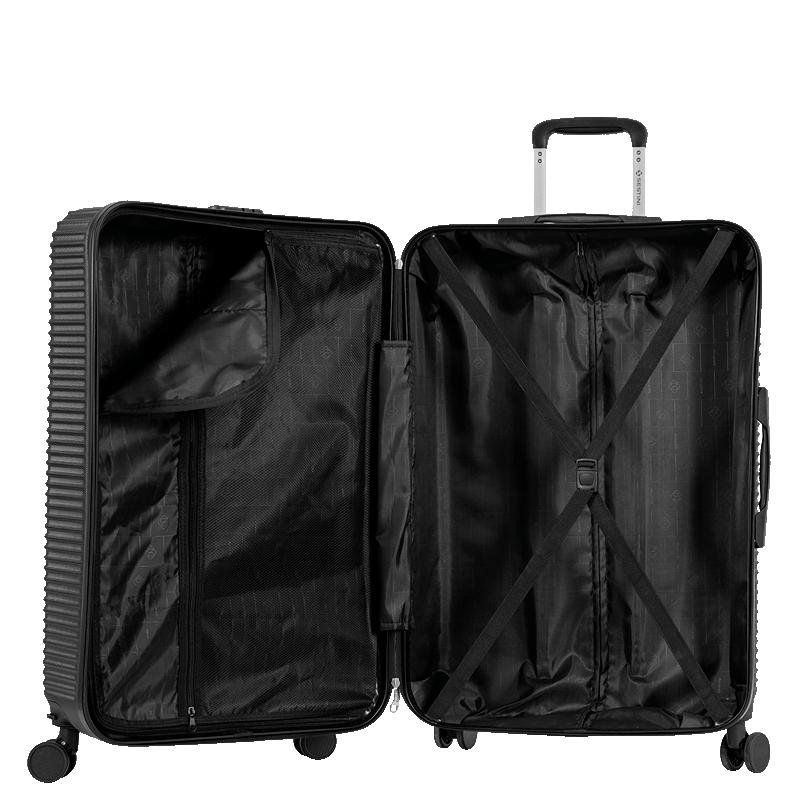 Mala de Viagem Grande com Rodas 360º Classy 2 - Preto Preto 5