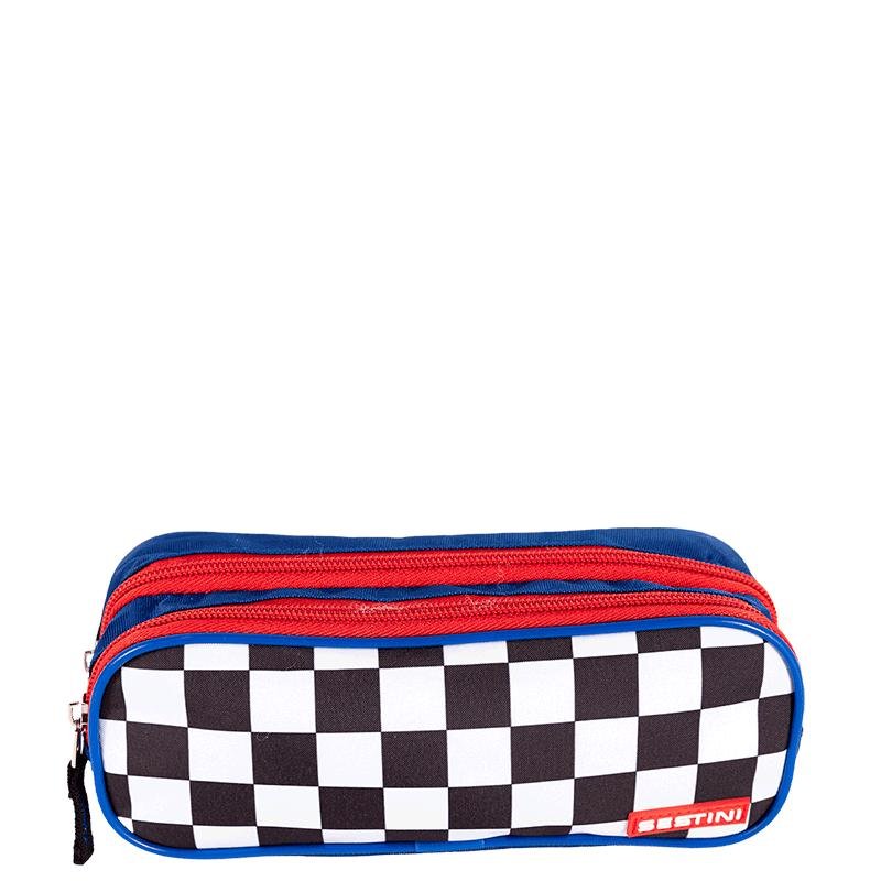 Estojo 2 Compartimentos Sestini Racing - Colorido