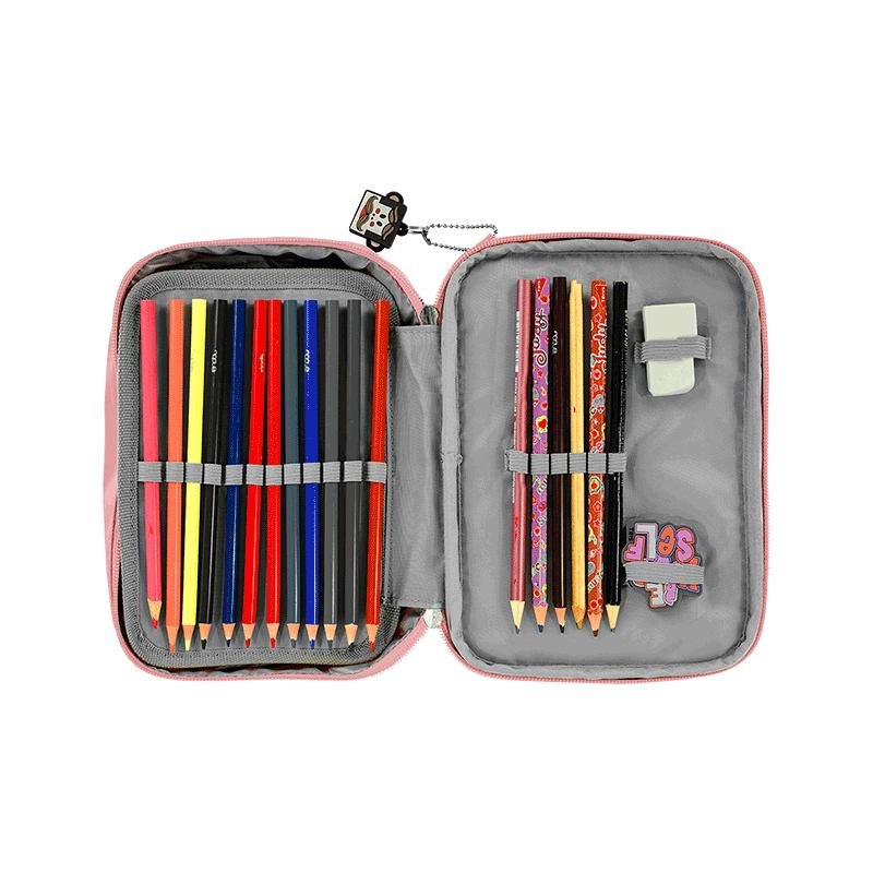 Estojo Box Especial Paul Frank Classics Rosa - Claro Rosa 6